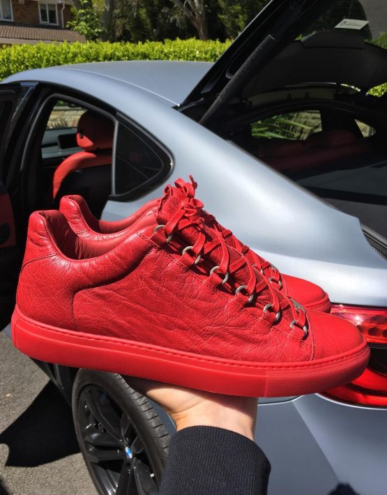 balenciaga arena red