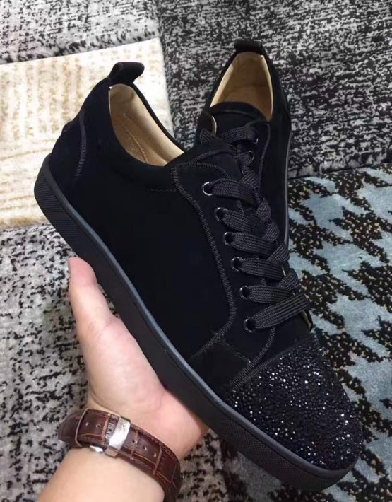 black strass louboutin