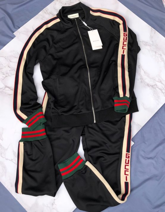 GUCCI TRACKSUIT BLACK I Billionairemart