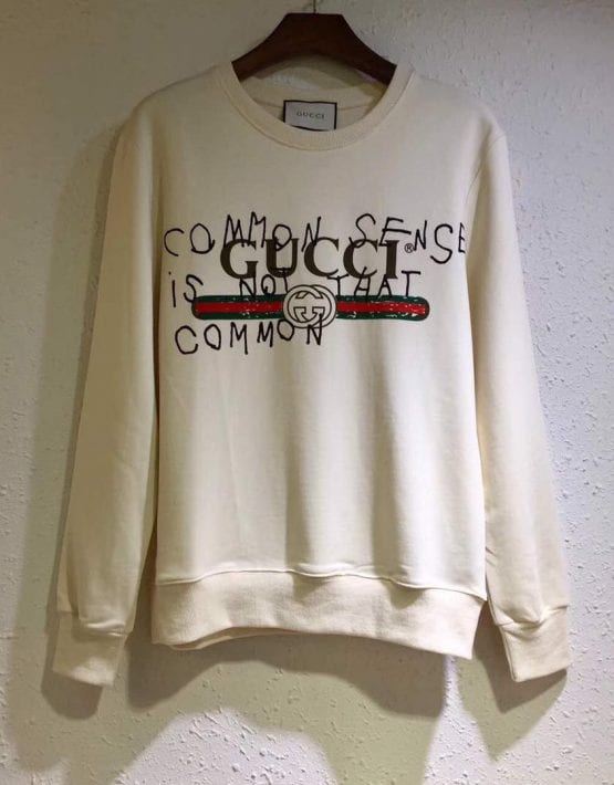 common sense gucci sweatshirt