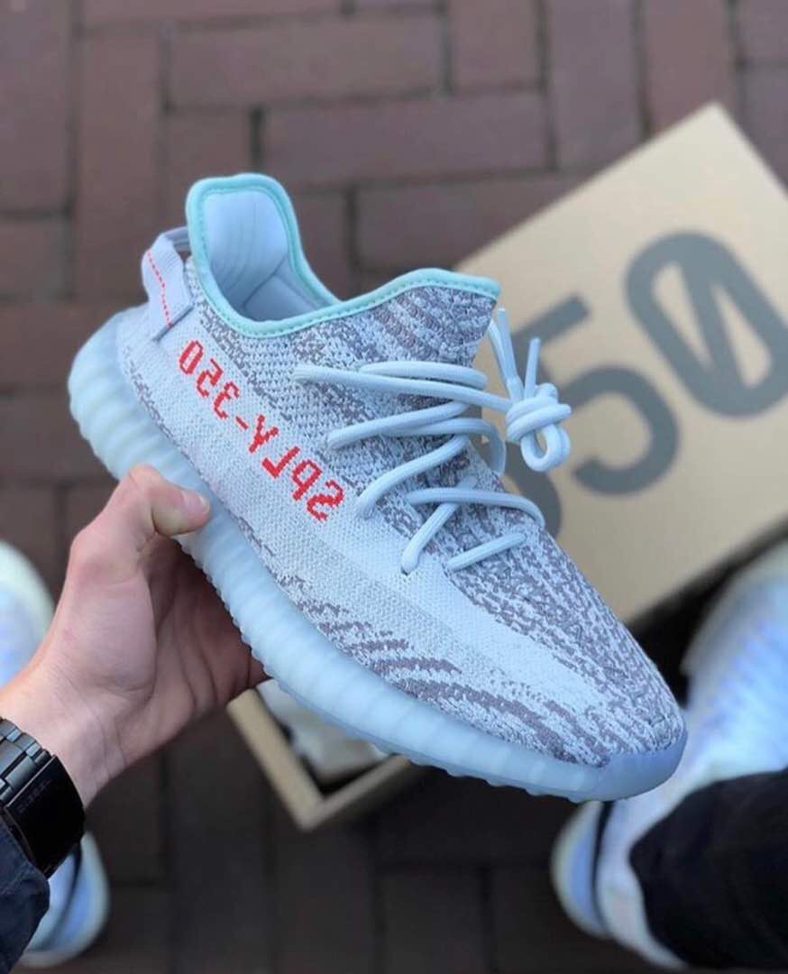 LIVE COP YEEZY 350 V2 BLUE TINT COPPED 7 PAIRS