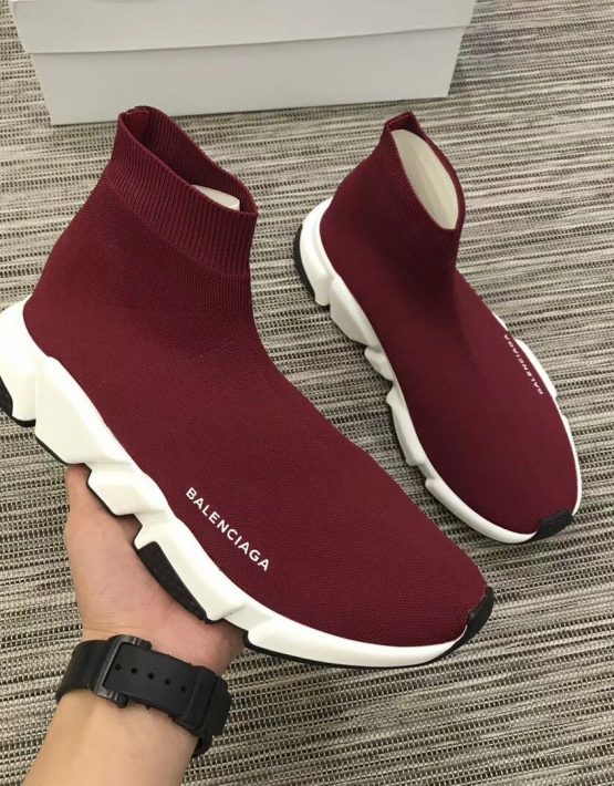 basket balenciaga bordeaux