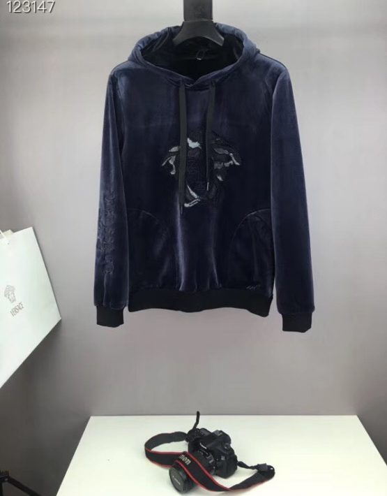 versace suede tracksuit