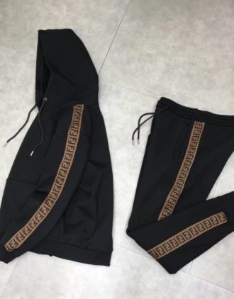 fendi tracksuit black