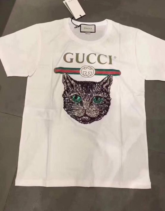 gucci t shirt cat logo