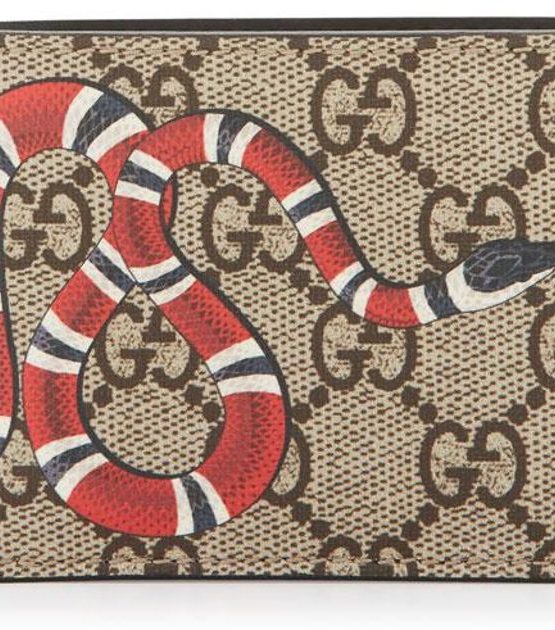 gucci coral snake wallet