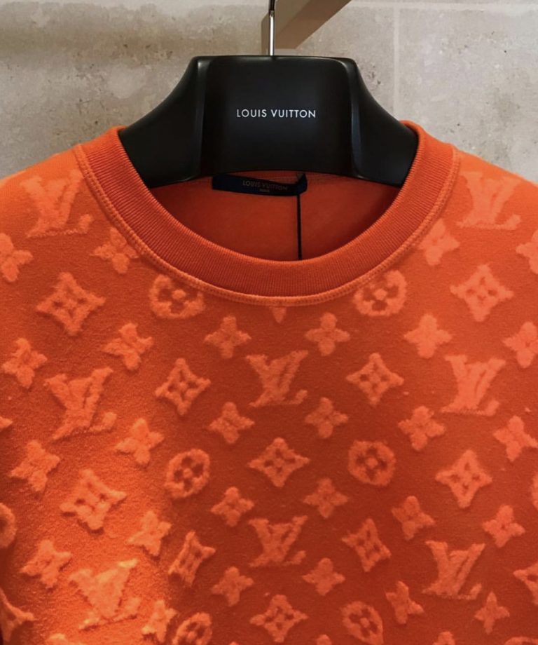 louis vuitton jumper orange