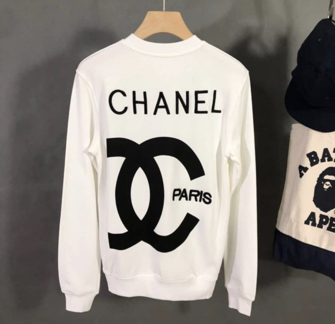 Chanel white New Sweatshirt – Billionairemart