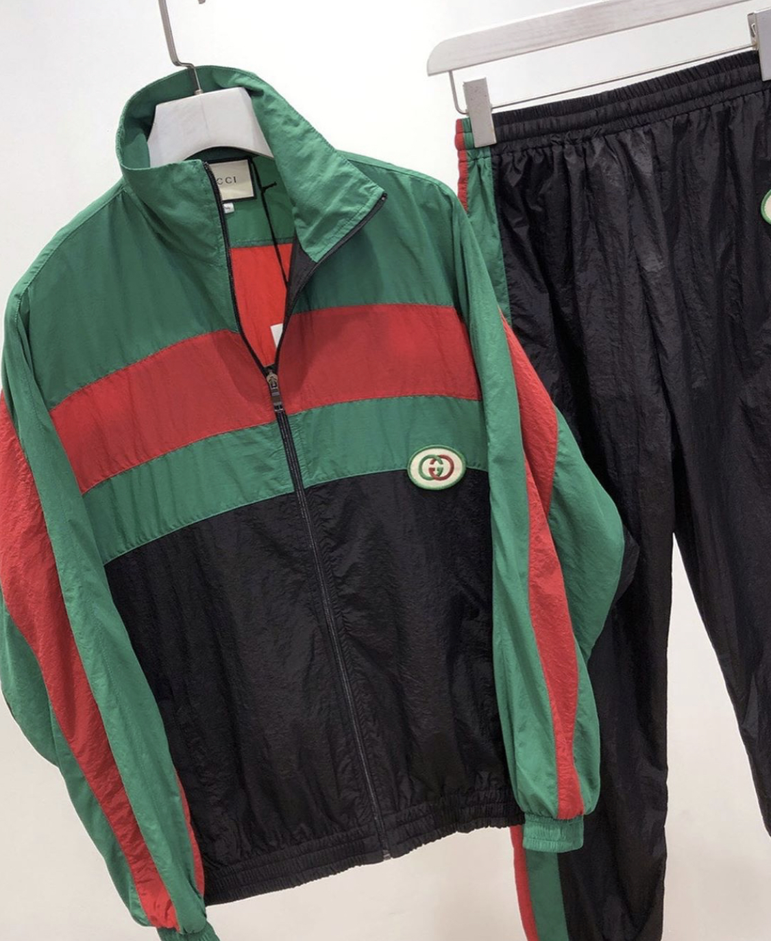 green gucci tracksuit