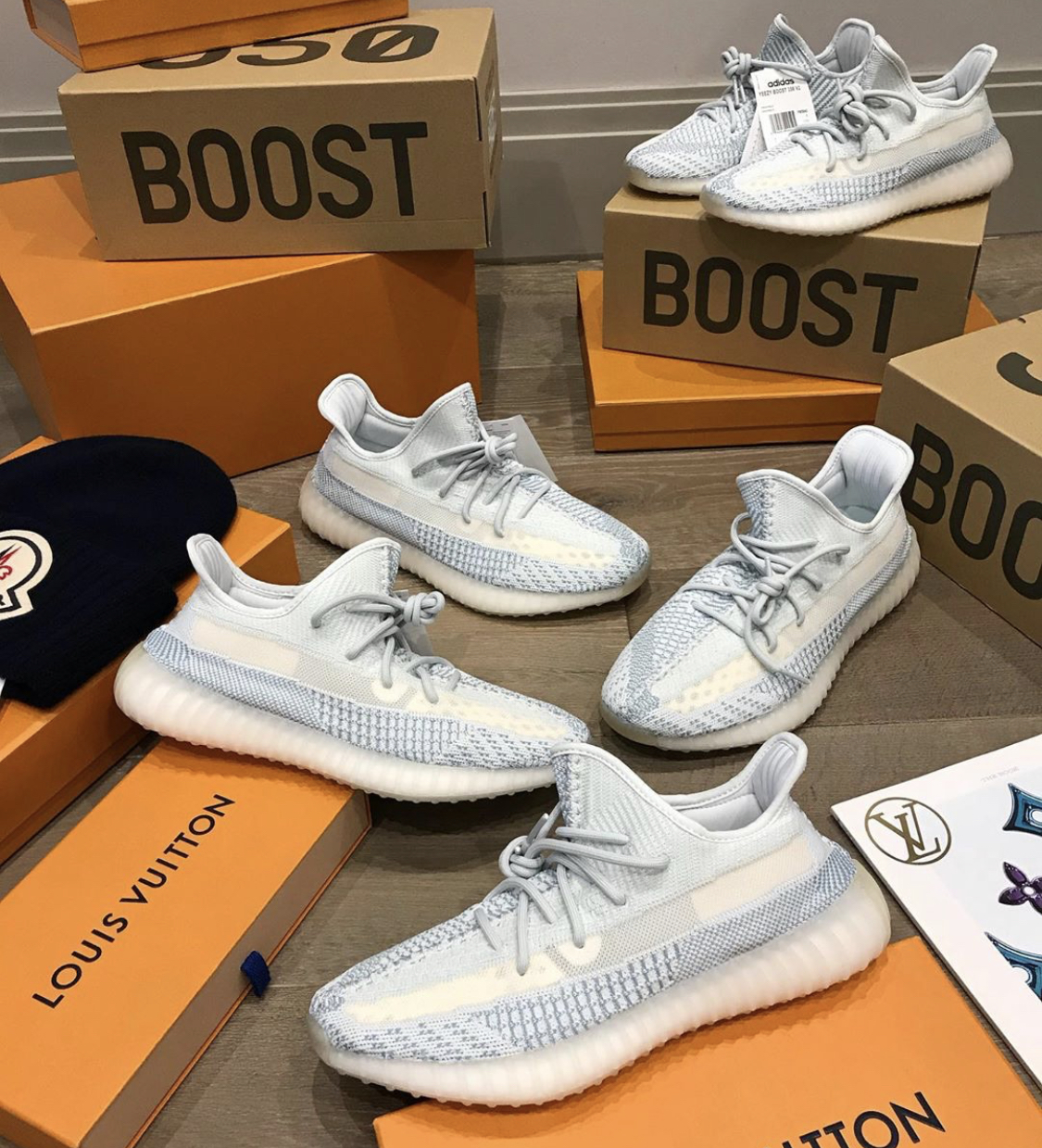 Adidas Yeezy Boost 350 V2 Cinder Cloud White Yecheil