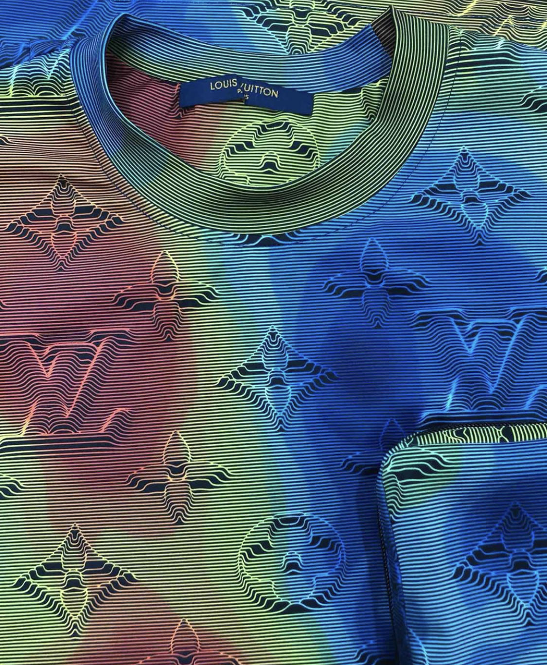 Louis Vuitton Monogram 3d Effect Print Packable T-shirt