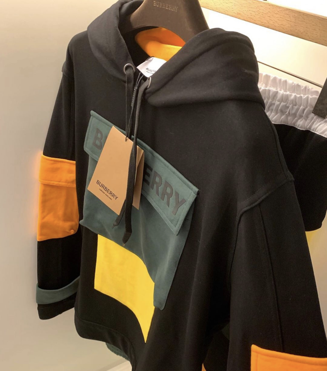 burberry orange tracksuit